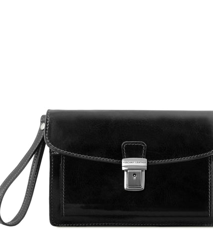 TL8075 – Max - leren handy wrist bag