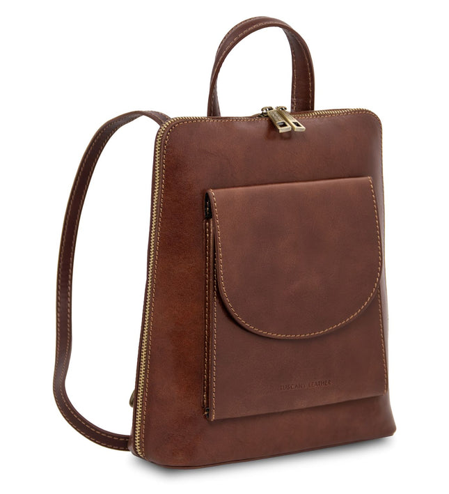 TL142410 – Paris - Small leren backpack for women