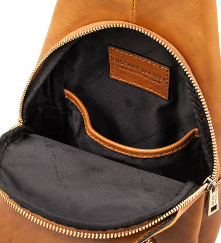 TL142423 – Kevin - leren crossover bag