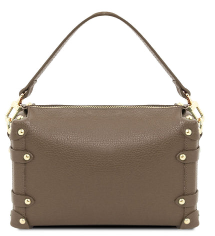 TL142422 – Praline - Soft leren duffle bag