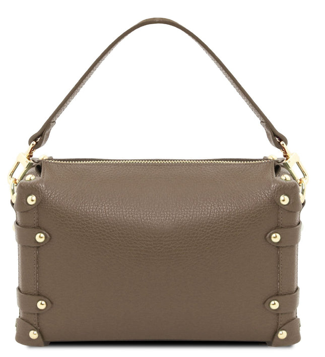 TL142422 – Praline - Soft leren duffle bag