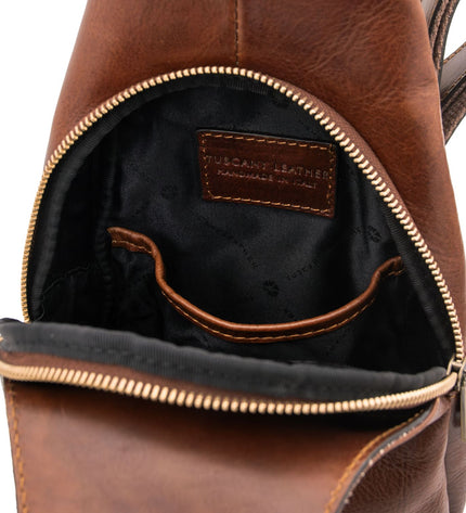 TL142423 – Kevin - leren crossover bag