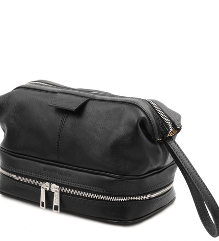 TL142204 – Jacob - leren toilet bag