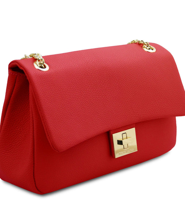 TL142353 – Elettra - Soft leren shoulder bag