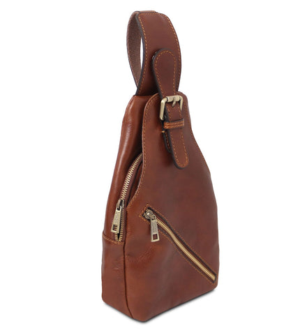 TL142423 – Kevin - leren crossover bag