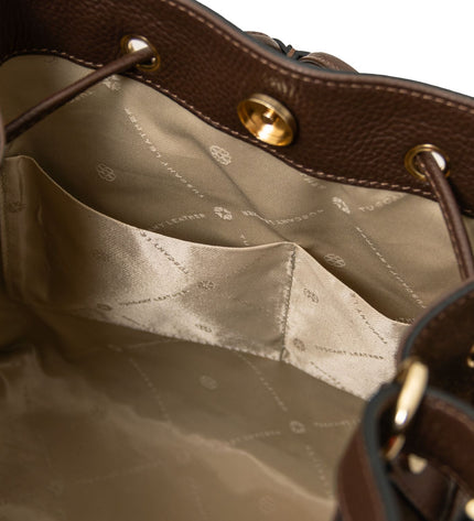 TL142476 – Minerva - leren bucket bag