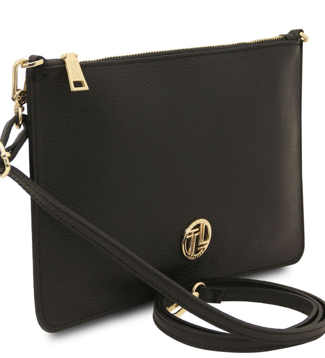 TL142461 – Diva - leren clutch with chain strap