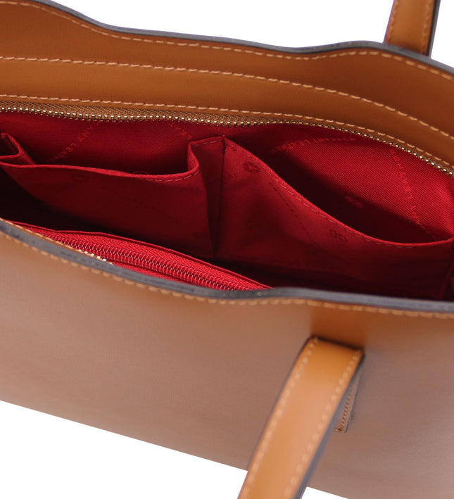 TL141521 – Olimpia - leren tote - Small size