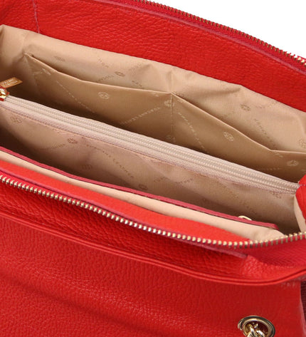 TL142353 – Elettra - Soft leren shoulder bag