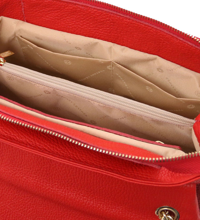 TL142353 – Elettra - Soft leren shoulder bag