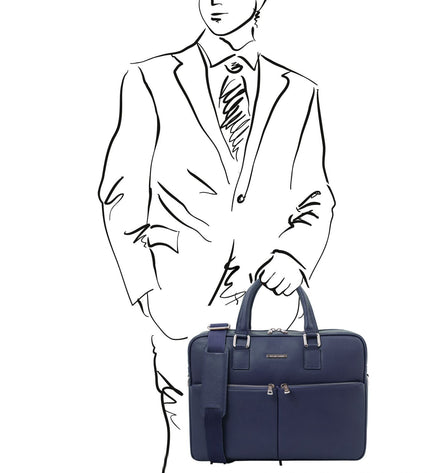 TL141986 – Treviso - leren laptop briefcase