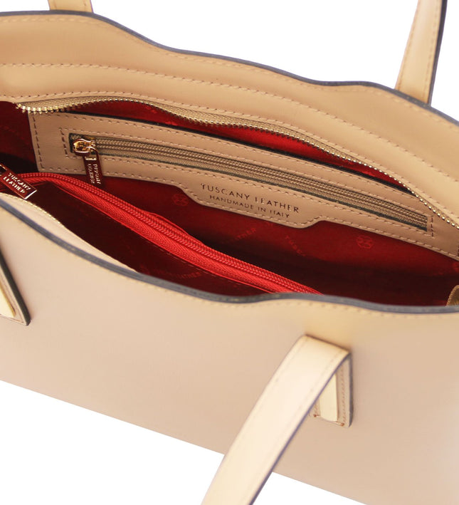 TL141521 – Olimpia - leren tote - Small size