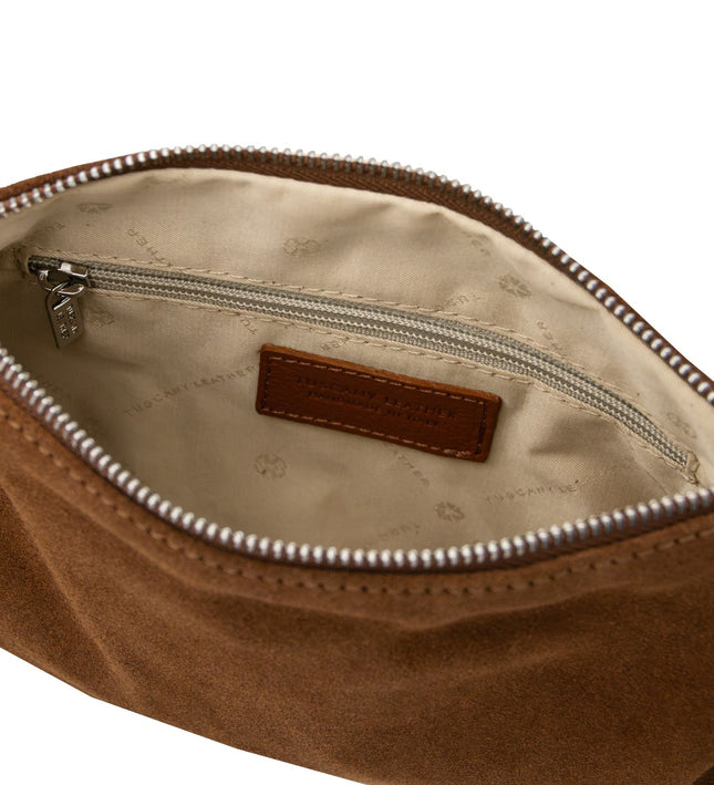 TL142495 – Nomade - Suede leren fringe clutch