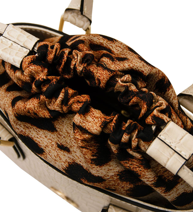 TL142510 – Croque - Croc print leren handbag