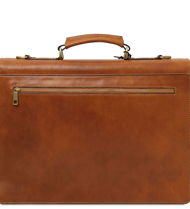 TL142448 – Cremona - leren briefcase 3 compartments