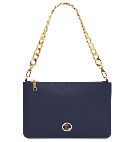 TL142461 – Diva - leren clutch with chain strap