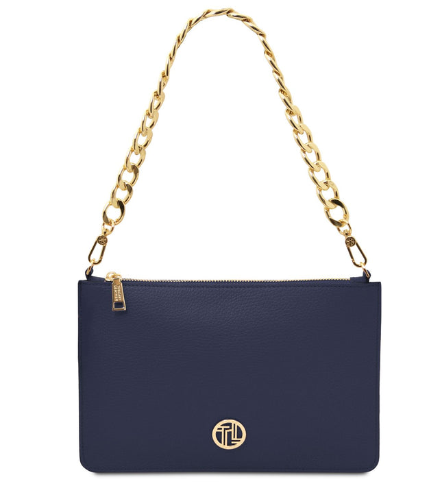 TL142461 – Diva - leren clutch with chain strap