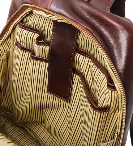 TL142049 – Perth - 2 Compartments leren backpack