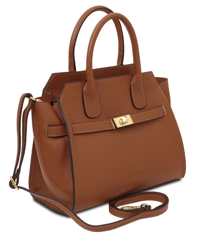 TL142507 – Origami - leren tote