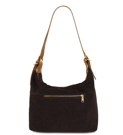 TL142419 – Sierra - Suede leren shoulder bag