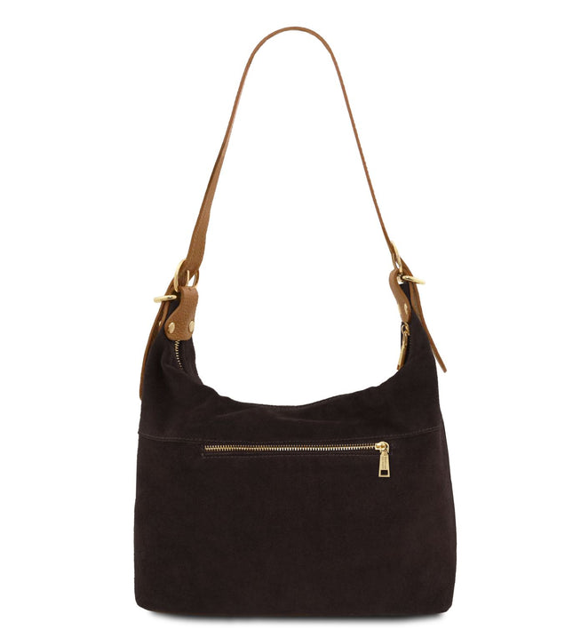 TL142419 – Sierra - Suede leren shoulder bag