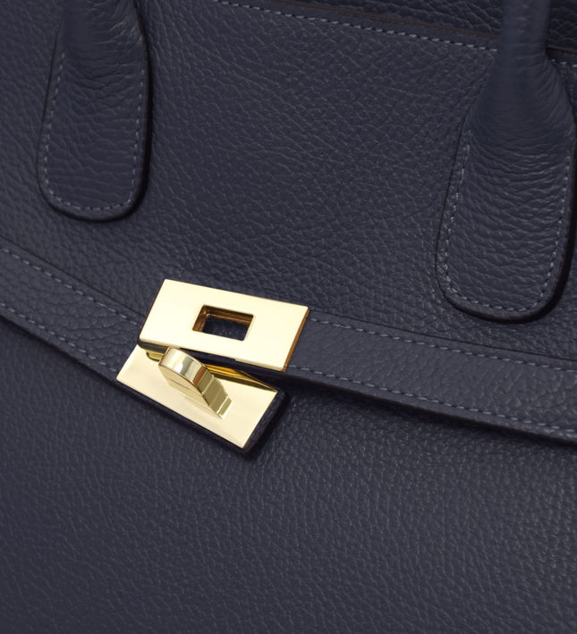 TL142507 – Origami - leren tote