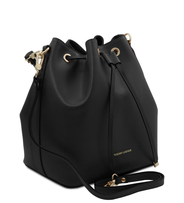 TL141531 – Vittoria - leren bucket bag