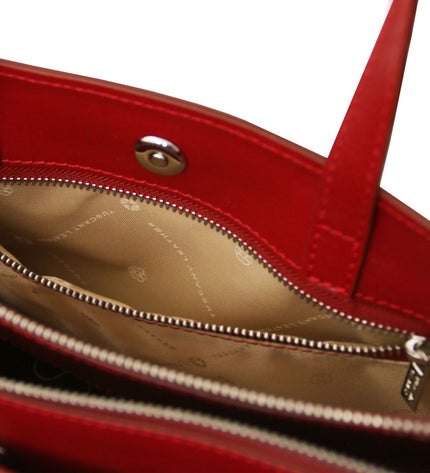 TL141369 – Palermo - Saffiano leren briefcase 3 compartments for women