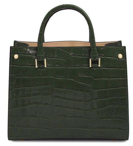 TL142504 – Croque - Croc print leren handbag