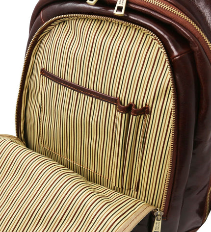 TL142049 – Perth - 2 Compartments leren backpack