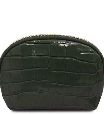 TL142514 – Vera - Croc print leren toiletry case