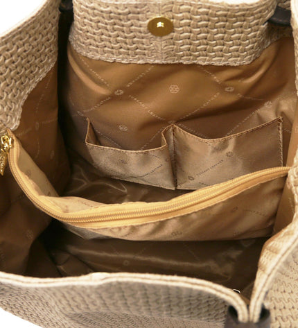 TL141573 – TL KeyLuck - Woven printed leren shopping bag