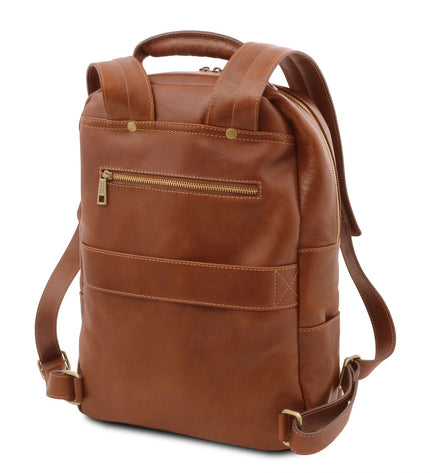 TL142205 – Melbourne - leren laptop backpack