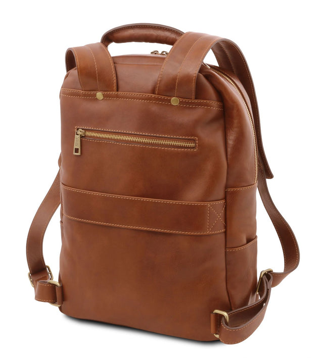TL142205 – Melbourne - leren laptop backpack