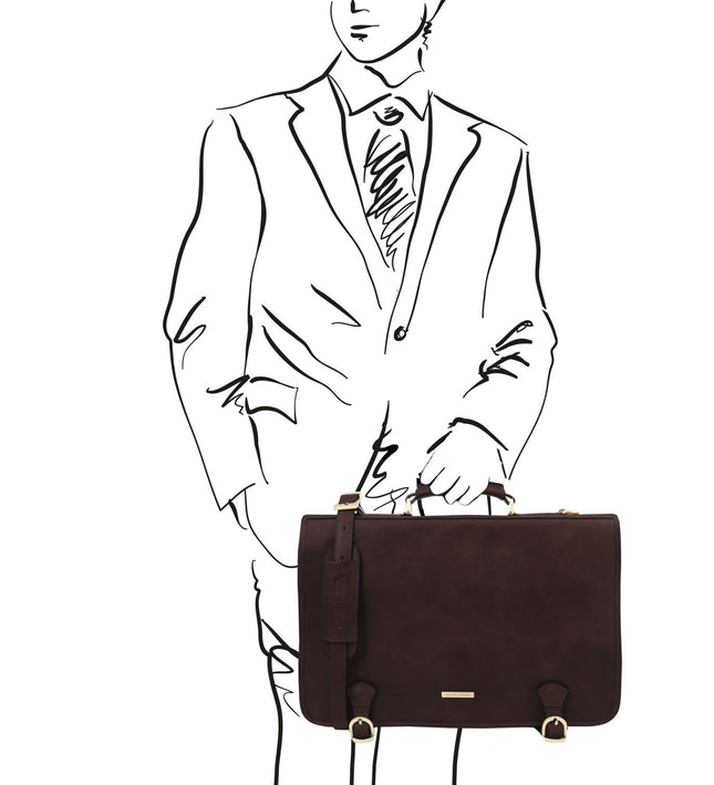 TL142073 – Ancona - leren messenger bag