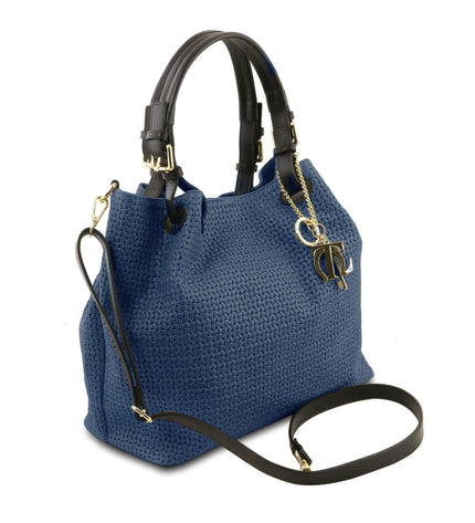 TL141573 – TL KeyLuck - Woven printed leren shopping bag