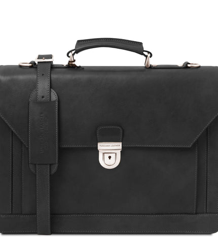 TL142448 – Cremona - leren briefcase 3 compartments
