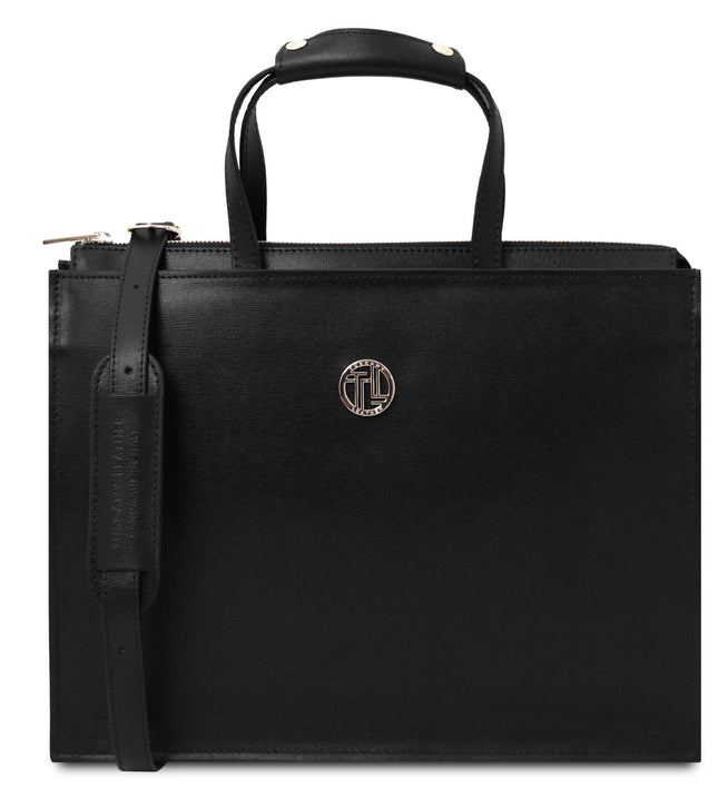 TL141369 – Palermo - Saffiano leren briefcase 3 compartments for women