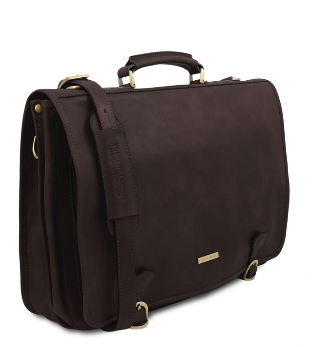 TL142073 – Ancona - leren messenger bag