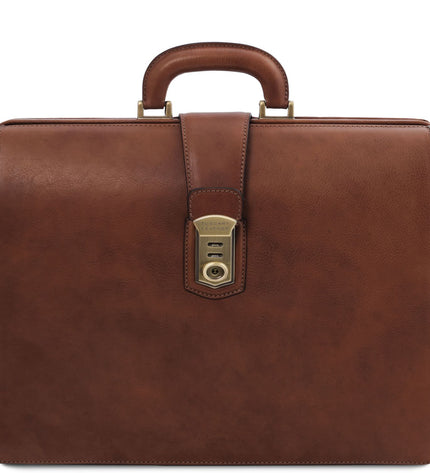 TL142352 – Canova - leren Doctor bag briefcase 3 compartments