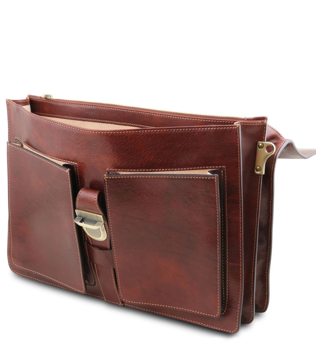 TL141825 – Assisi - leren briefcase 3 compartments