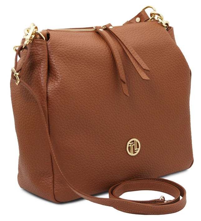 TL142385 – Amy - Soft leren shopping bag