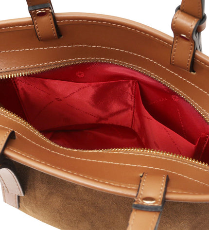 TL142261 – Glacette - Suede leren bucket bag