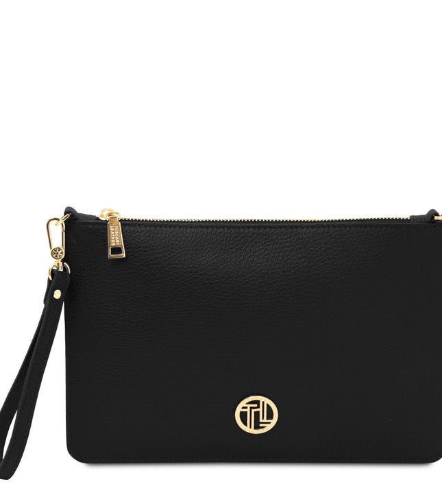 TL142461 – Diva - leren clutch with chain strap