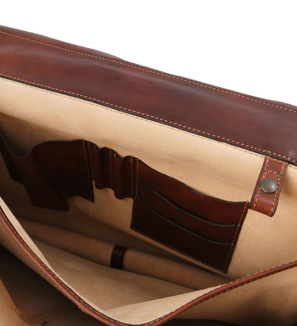 TL142073 – Ancona - leren messenger bag