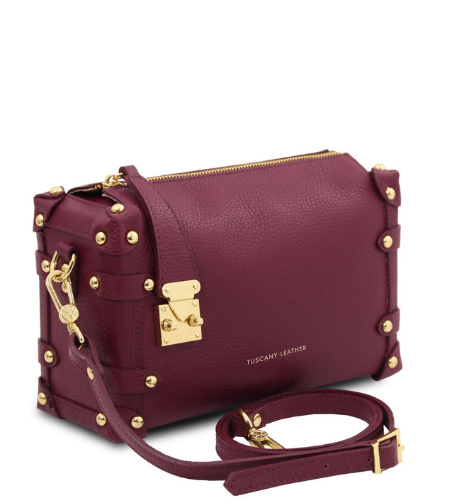 TL142422 – Praline - Soft leren duffle bag