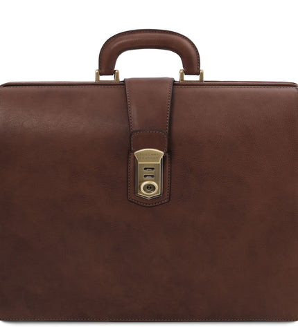 TL142352 – Canova - leren Doctor bag briefcase 3 compartments