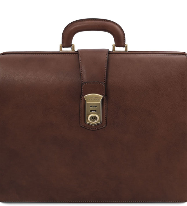 TL142352 – Canova - leren Doctor bag briefcase 3 compartments