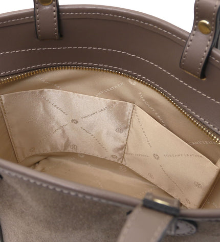 TL142261 – Glacette - Suede leren bucket bag