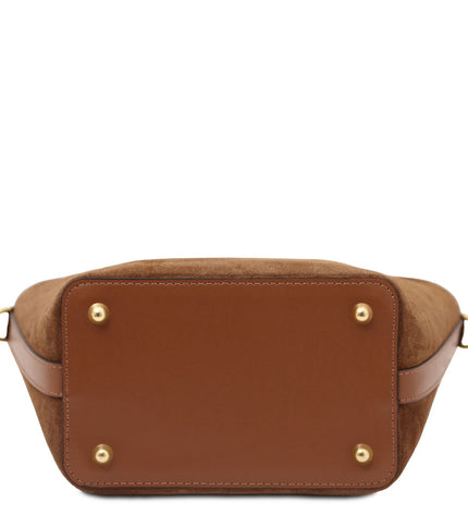 TL142261 – Glacette - Suede leren bucket bag